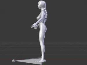 A Woman in a Bikini 012 3D Model