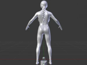 A Woman in a Bikini 012 3D Model