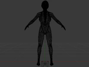 A Woman in a Bikini 012 3D Model