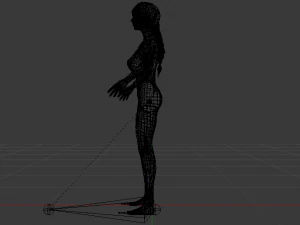 A Woman in a Bikini 012 3D Model
