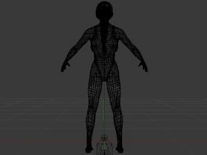 A Woman in a Bikini 012 3D Model