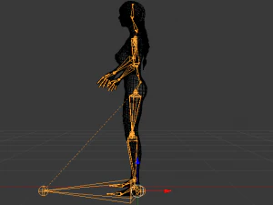 A Woman in a Bikini 012 3D Model