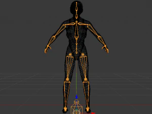 A Woman in a Bikini 012 3D Model
