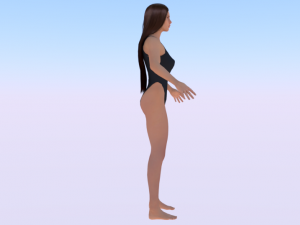 A Woman in a Bikini 013 Modelo 3D