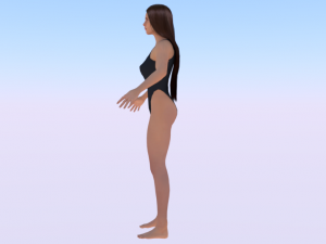 A Woman in a Bikini 013 Modelo 3D