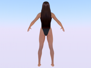 A Woman in a Bikini 013 Modelo 3D