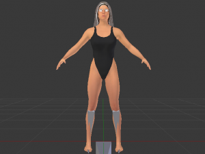 A Woman in a Bikini 013 Modelo 3D