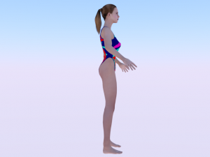A Woman in a Bikini 014 Modelo 3D