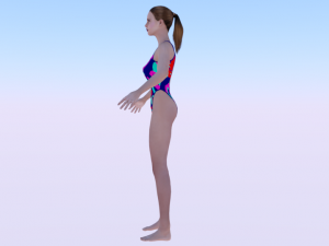 A Woman in a Bikini 014 Modelo 3D