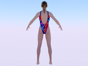 A Woman in a Bikini 014 Modelo 3D