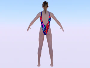 A Woman in a Bikini 014 3D Model