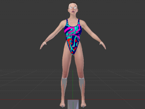 A Woman in a Bikini 014 Modelo 3D
