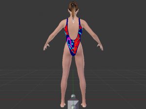 A Woman in a Bikini 014 Modelo 3D