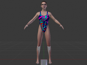 A Woman in a Bikini 014 Modelo 3D