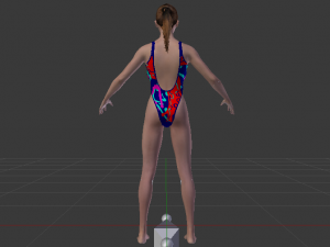 A Woman in a Bikini 014 Modelo 3D