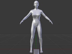 A Woman in a Bikini 014 Modelo 3D