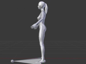 A Woman in a Bikini 014 3D Model