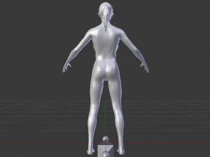 A Woman in a Bikini 014 3D Model