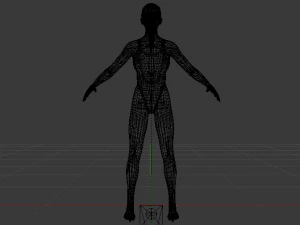 A Woman in a Bikini 014 3D Model