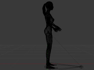 A Woman in a Bikini 014 3D Model