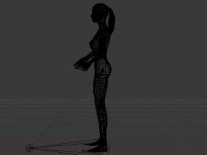A Woman in a Bikini 014 3D Model