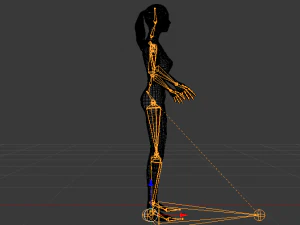 A Woman in a Bikini 014 3D Model