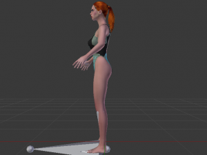 A Woman in a Bikini 015 Model 3D