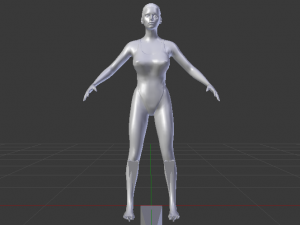 A Woman in a Bikini 015 Model 3D