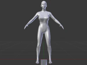 Жінка в бікіні 015 3D Модель