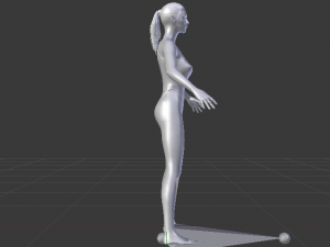 A Woman in a Bikini 015 Model 3D