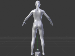 A Woman in a Bikini 015 Model 3D