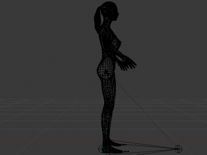 A Woman in a Bikini 015 Model 3D