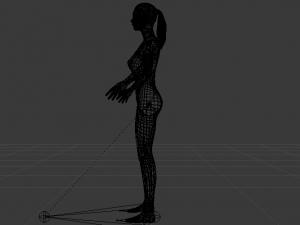 A Woman in a Bikini 015 Model 3D