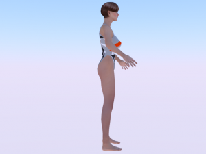 A Woman in a Bikini 016 3D 模型
