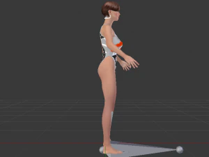 A Woman in a Bikini 016 3D Model