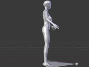 A Woman in a Bikini 016 3D Model