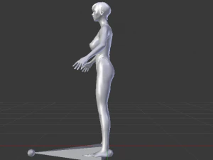 A Woman in a Bikini 016 3D Model