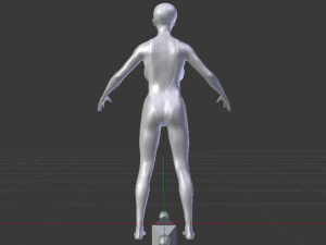 A Woman in a Bikini 016 3D Model