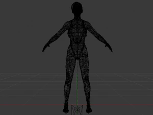 A Woman in a Bikini 016 3D Model