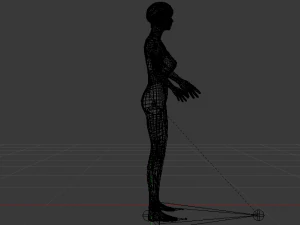 A Woman in a Bikini 016 3D Model