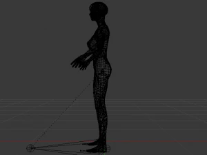 A Woman in a Bikini 016 3D Model