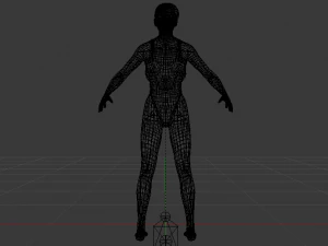 A Woman in a Bikini 016 3D Model