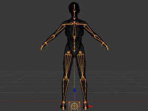 A Woman in a Bikini 016 3D Model