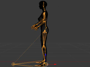 A Woman in a Bikini 016 3D Model