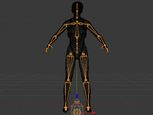A Woman in a Bikini 016 3D Model