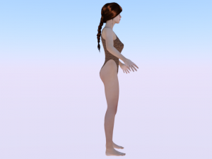 A Woman in a Bikini 017 Modèle 3D