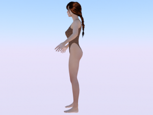 A Woman in a Bikini 017 Modèle 3D