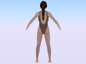 A Woman in a Bikini 017 Modèle 3D