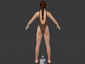 A Woman in a Bikini 017 Modèle 3D