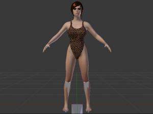 A Woman in a Bikini 017 Modèle 3D